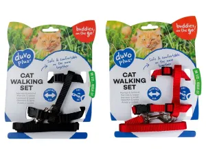 Cat Walking Set Uni 20-35Cm / 10Mm - 125Cm Mixed Colors Pets Qatar