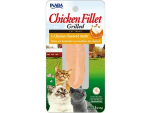 Chicken Flavored Broth (INABA Grilled Chicken Fillet)15 g/pack Pets Qatar