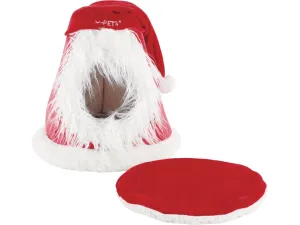 Christmas Cat Cushion Red Festive Hat Pets Qatar