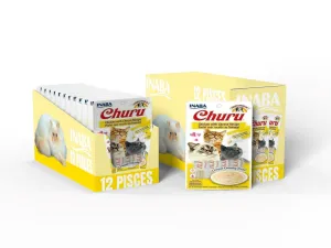CHURU CHICKEN WITH CHEESE 4 sticks 56gX12 Pets Qatar