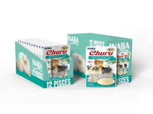 CHURU CHICKEN WITH CRAB 4 sticks 56gX12 Pets Qatar