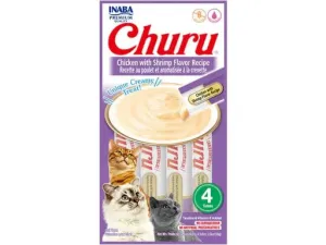 CHURU CHICKEN WITH SHRIMP 4 sticks 56 g Pets Qatar