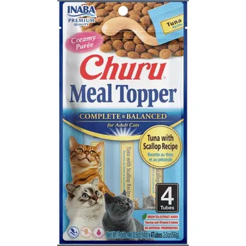 Churu Complete & Balanced for Adult Cats Tuna with Scallop Recipe Pets Qatar