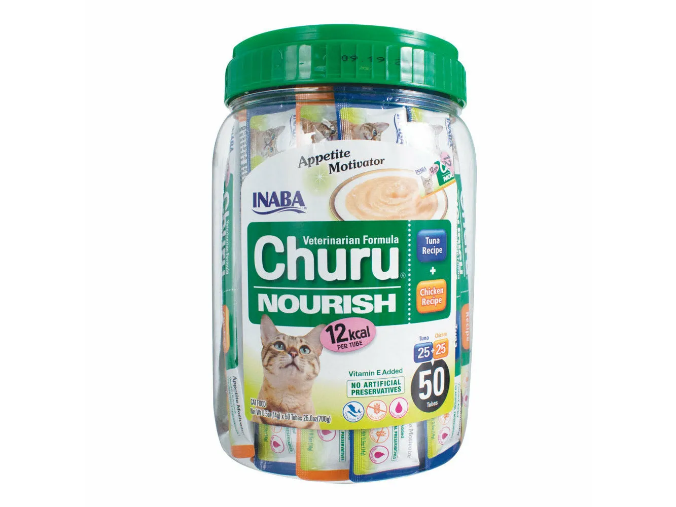 Churu Nourish-Tuna Recipe & Chicken Recipe 14 g X 50 tubes in 1 bottle Pets Qatar