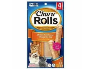 CHURU ROLLS chicken recipe wraps chicken recipe 4 sticks 40g Pets Qatar
