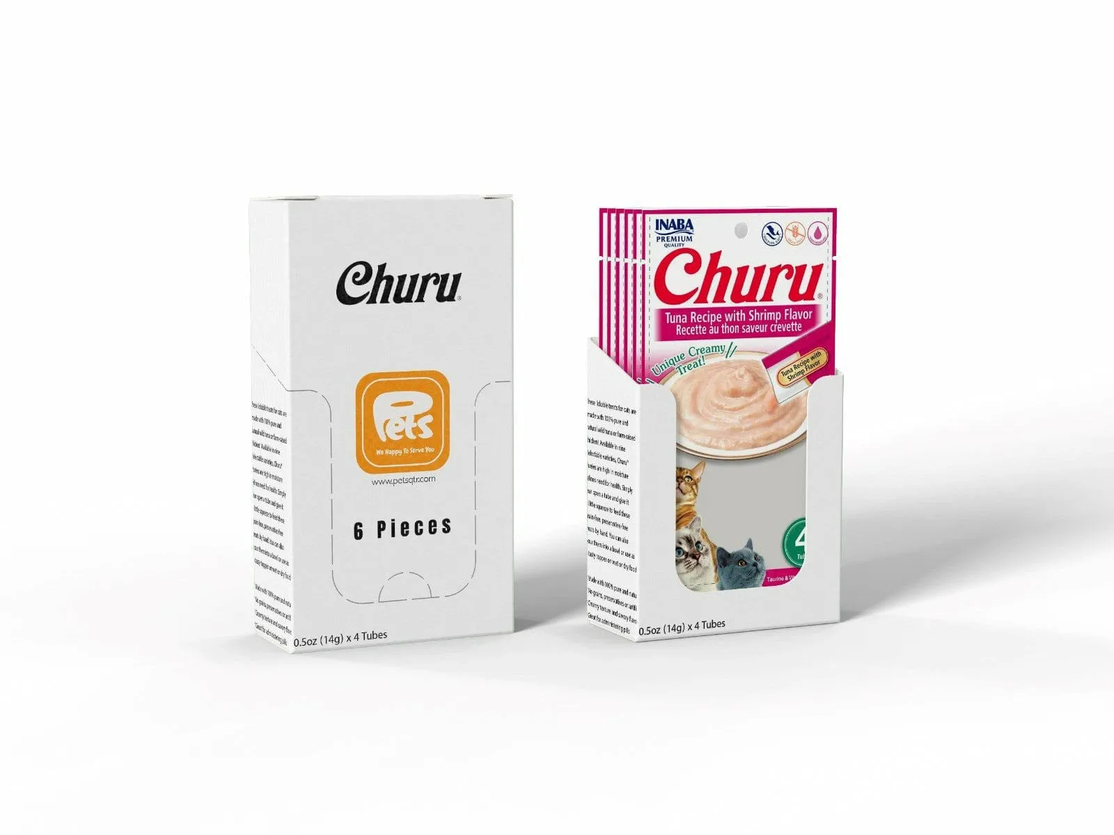 Churu Tuna Recipe with Shrimp Flavor 4 tubes 56g Pets Qatar