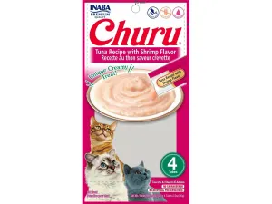 Churu Tuna Recipe with Shrimp Flavor 4 tubes 56g Pets Qatar
