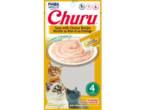 Churu Tuna with Cheese Recipe 4 tubes 56g Pets Qatar
