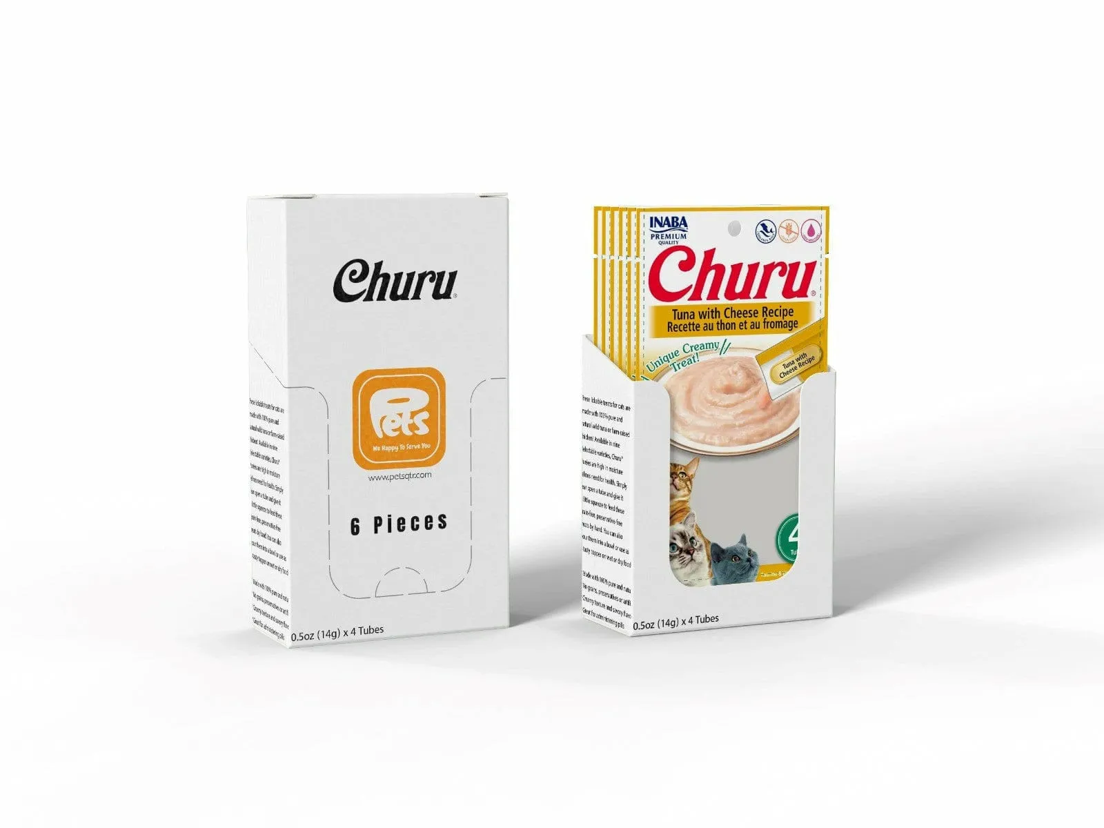 Churu Tuna with Cheese Recipe 4 tubes 56g Pets Qatar