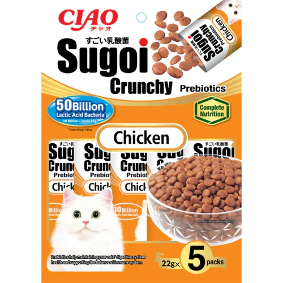 CIAO SUGOI CRUNCHY CHICKEN FLAVOR PLUS PREBIOTICS Pets Qatar