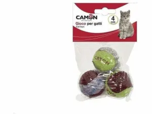 Coloured jute balls (3pcs) Pets Qatar
