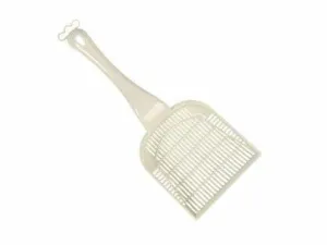 Compact cat litter scoop Zen Series 26x10,5x4cm white Pets Qatar