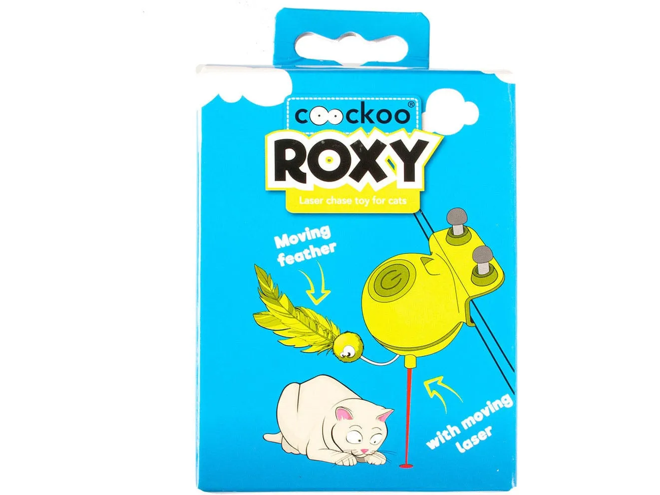Coockoo Roxy laser toy 8x8x10,5cm lime Pets Qatar