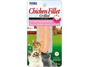 Crab Flavored Broth (INABA Grilled Chicken Fillet) 15 g/pack Pets Qatar