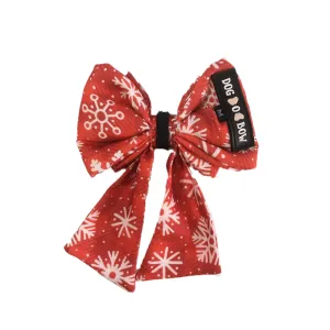 Dogobow Aztec Sash Bow for Dogs (Red) (Get a Bow Free)