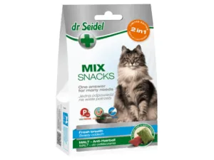 Dr Seidel Snacks For Cats - Mix 2In 1 For Fresh Breath & Malt 60 G Pets Qatar