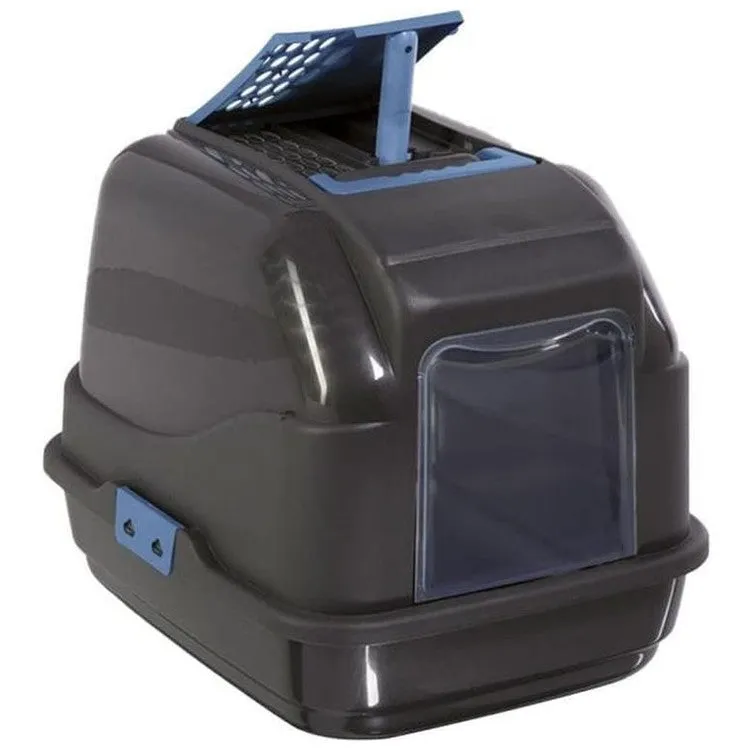 Easy Cat 2nd Life Plastic Dark Gray Litter Box Pets Qatar