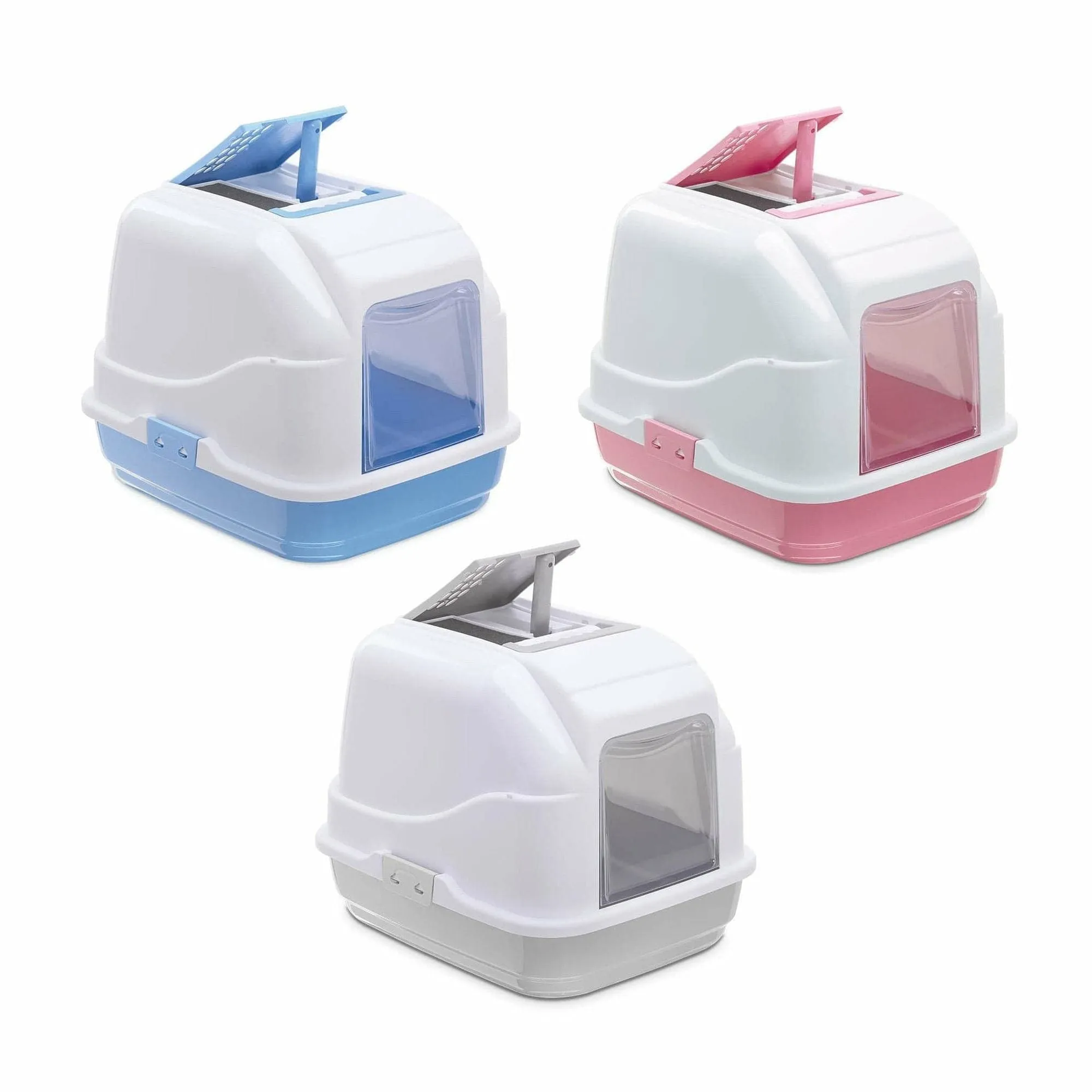 Easy Cat Litter Box VARIOUS COLORS Pets Qatar