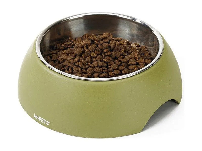Eco Bamboo Bowl Olive 600ml Pets Qatar