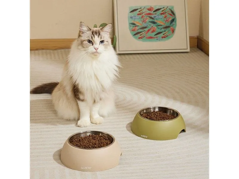 Eco Bamboo Bowl Olive 600ml Pets Qatar