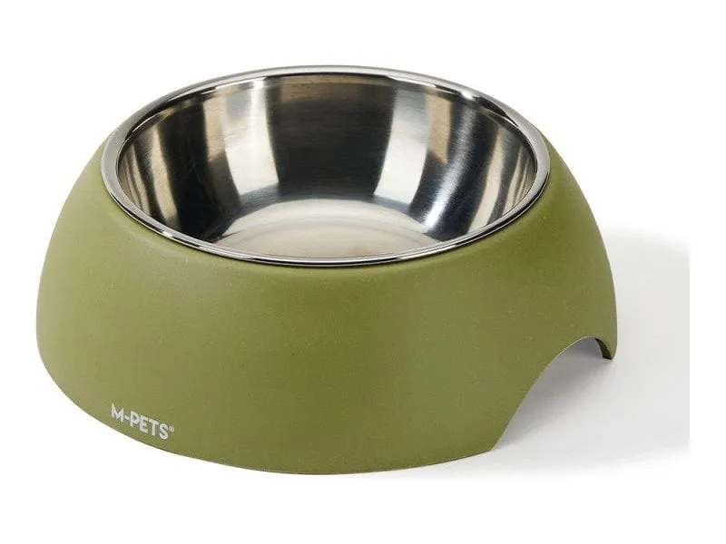 Eco Bamboo Bowl Olive 600ml Pets Qatar