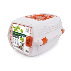 ECO GIRO Carrier White - M white&orange Pets Qatar