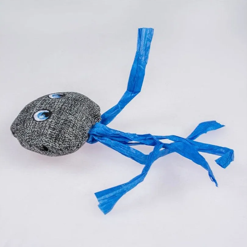 ECO Navy jellyfish & catnip 8,5x15,5x2,5cm blue/grey Pets Qatar