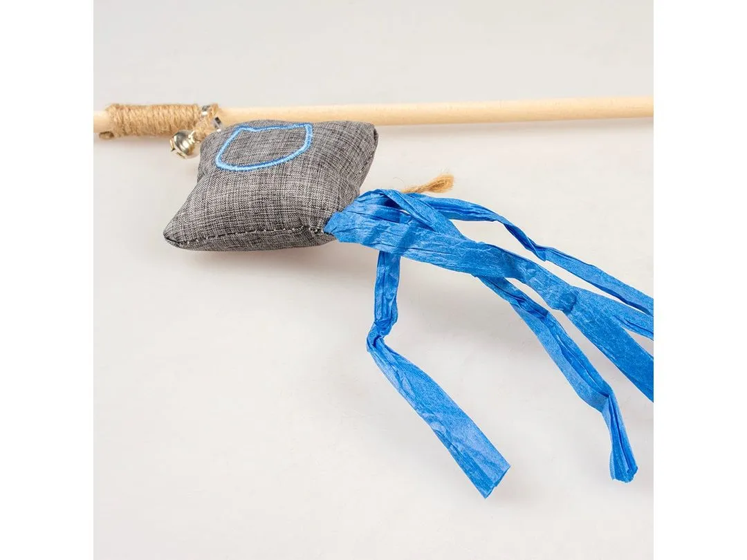 ECO Navy playing rod kite catnip 20x6x40cm Multicolour Pets Qatar