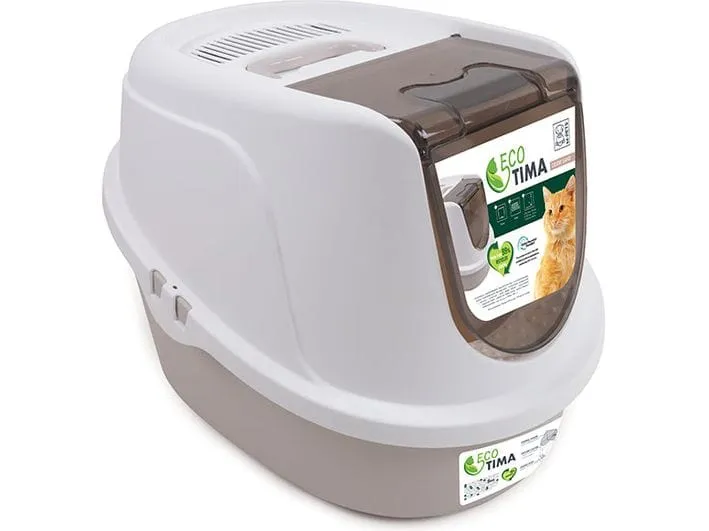 Eco Tima Cat Litter Box M - Desert Sand Pets Qatar