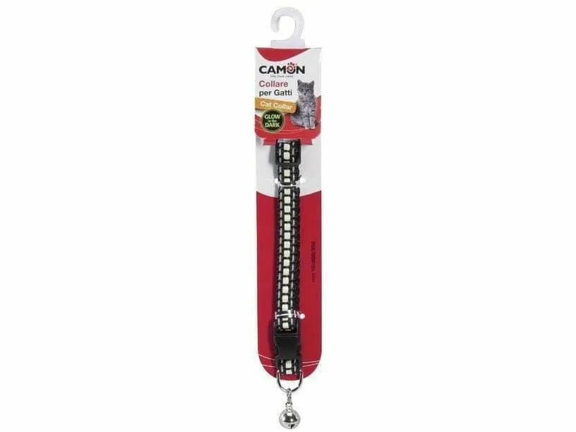 Elastic cat collar - GLOW IN THE DARK -10mm  x2/300 Pets Qatar