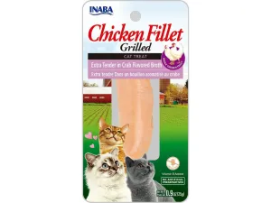 Extra Tender In Crab Flavored Broth(INABA Grilled Chicken Fillet) 15 g/pack Pets Qatar