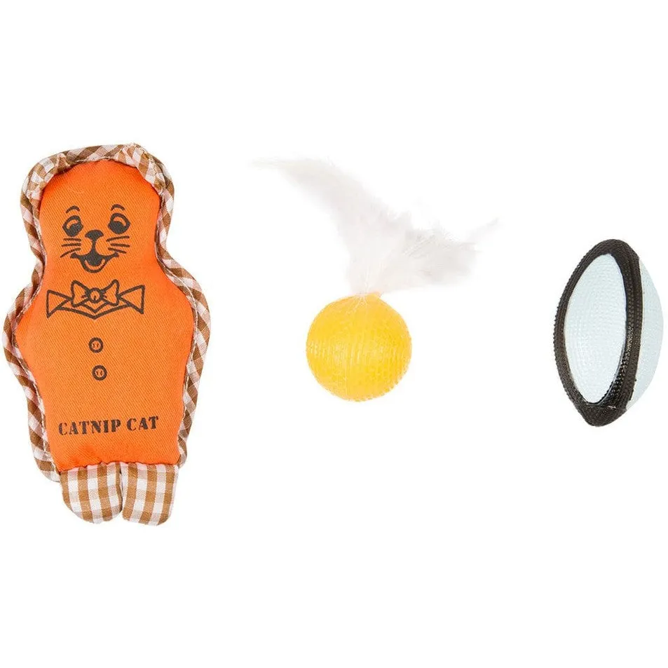 FEATHERS BALL AND RUGBYBALL AVEC CATNIP Pets Qatar