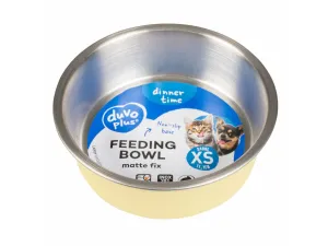 FEEDING BOWL MATTE FIX 11,1cm yellow Pets Qatar