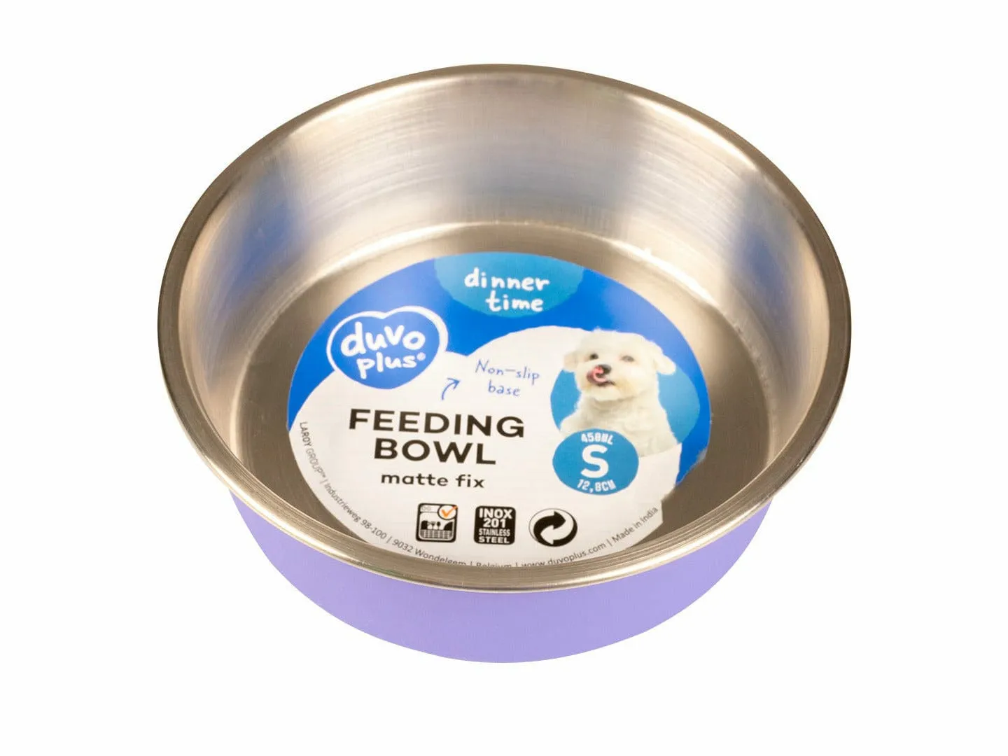 FEEDING BOWL MATTE FIX 12,8cm purple Pets Qatar