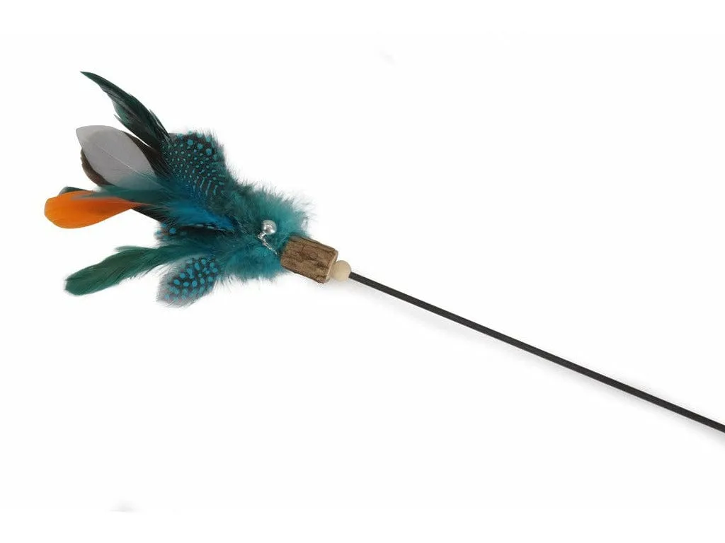 Fishing Rod For Cats With Softgrip Handle - Orange Pets Qatar