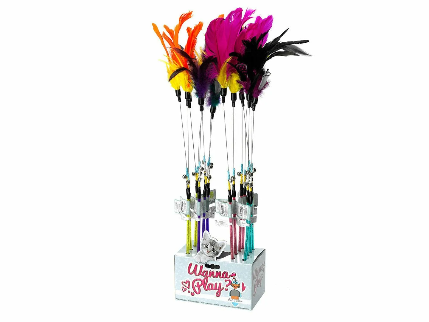 Fishing Rod Rosie 60CM mixed colors Pets Qatar