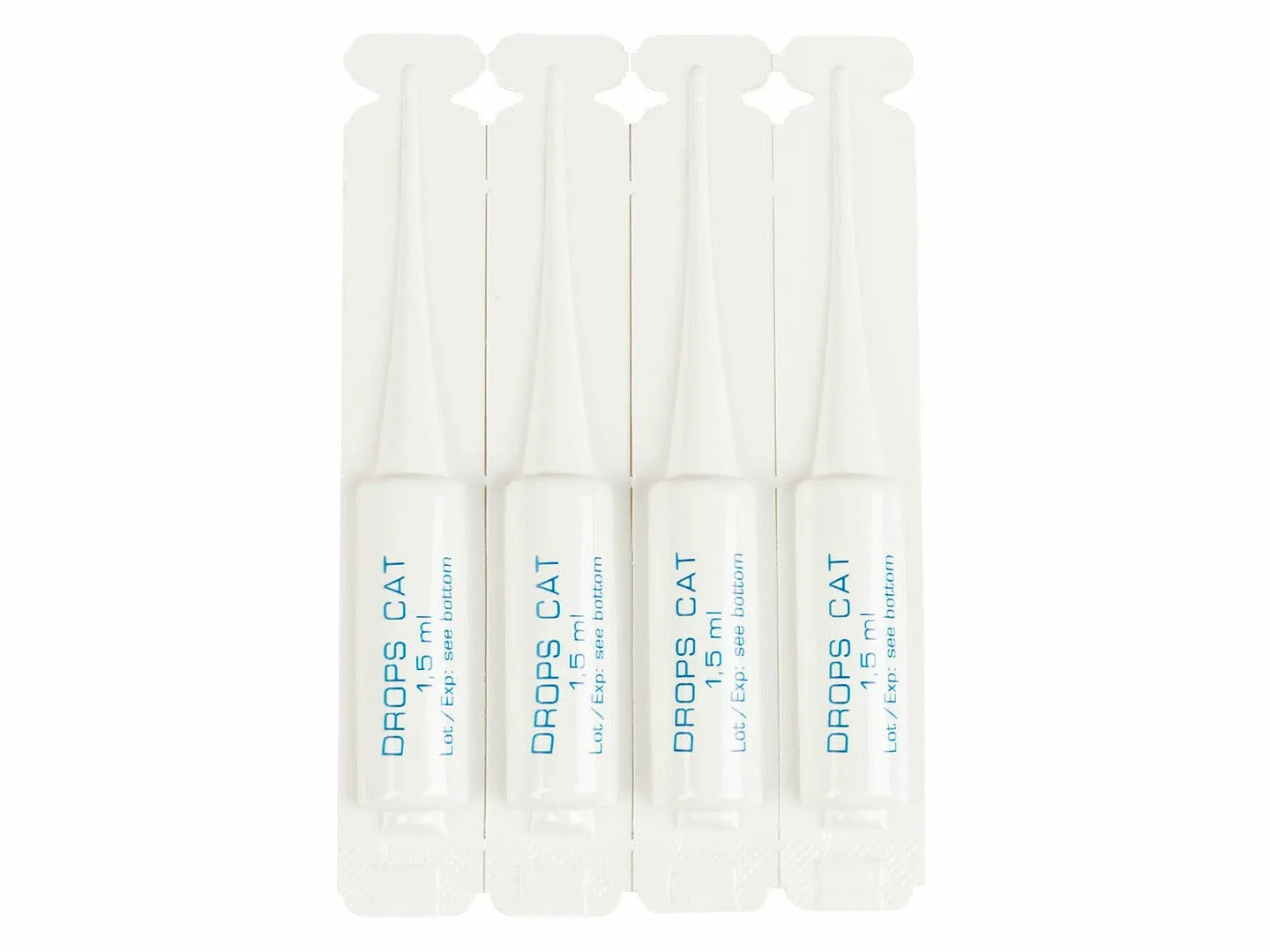 Flea & tick stop anti-parasite drops cat 4x1,5ml Pets Qatar
