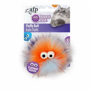 Fluffy Ball - Orange Pets Qatar