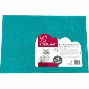 Footprint Cat Litter Mat Blue Pets Qatar