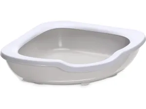 Fred White/Gray Litter Box Pets Qatar