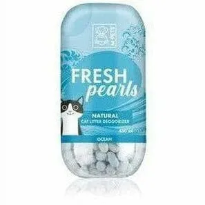 Fresh Pearls Natural Cat Litter  Deodoriser -Ocean 450 Ml Blue Pets Qatar