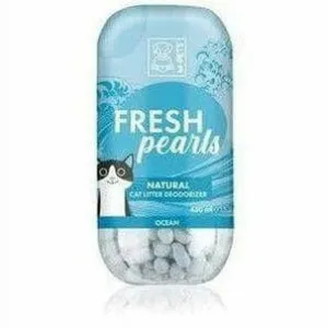 Fresh Pearls Natural Cat Litter  Deodoriser -Ocean 450 Ml Blue Pets Qatar