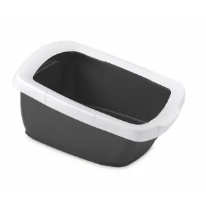 Funny cat Litter Box Dark Gray (BLACK) Pets Qatar