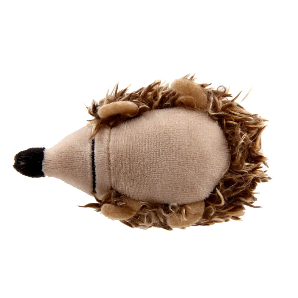 GiGwi Melody Chaser with Motion Activated Sound Chip Hedgedog Toy for Cats (Brown)