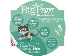Gourmet Atlantic Ocean Fish Mousse 85 Gram /Little BigPaw Pets Qatar