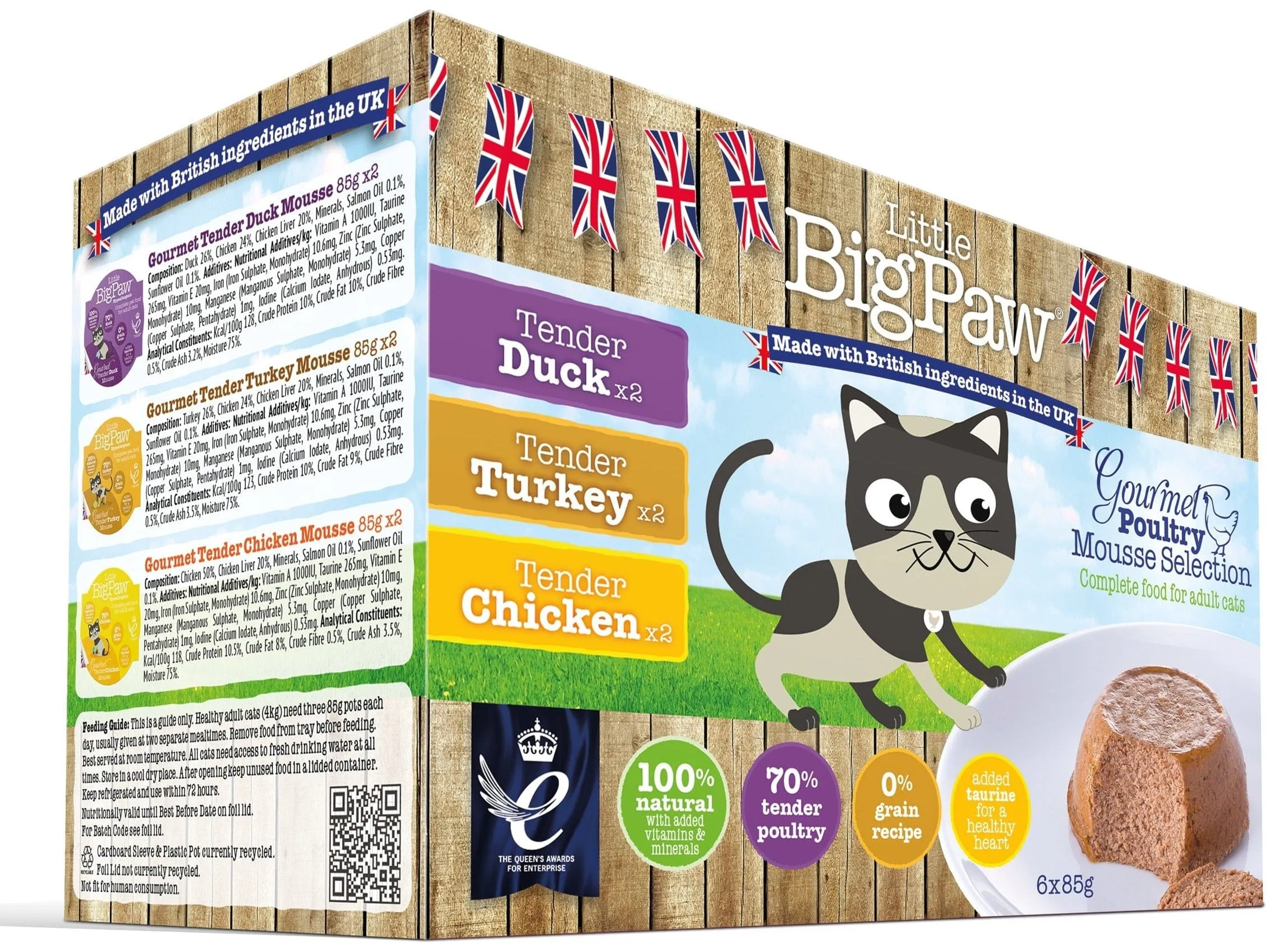 Gourmet Poultry  Mousse Selection 6x85gm /Little BigPaw Pets Qatar