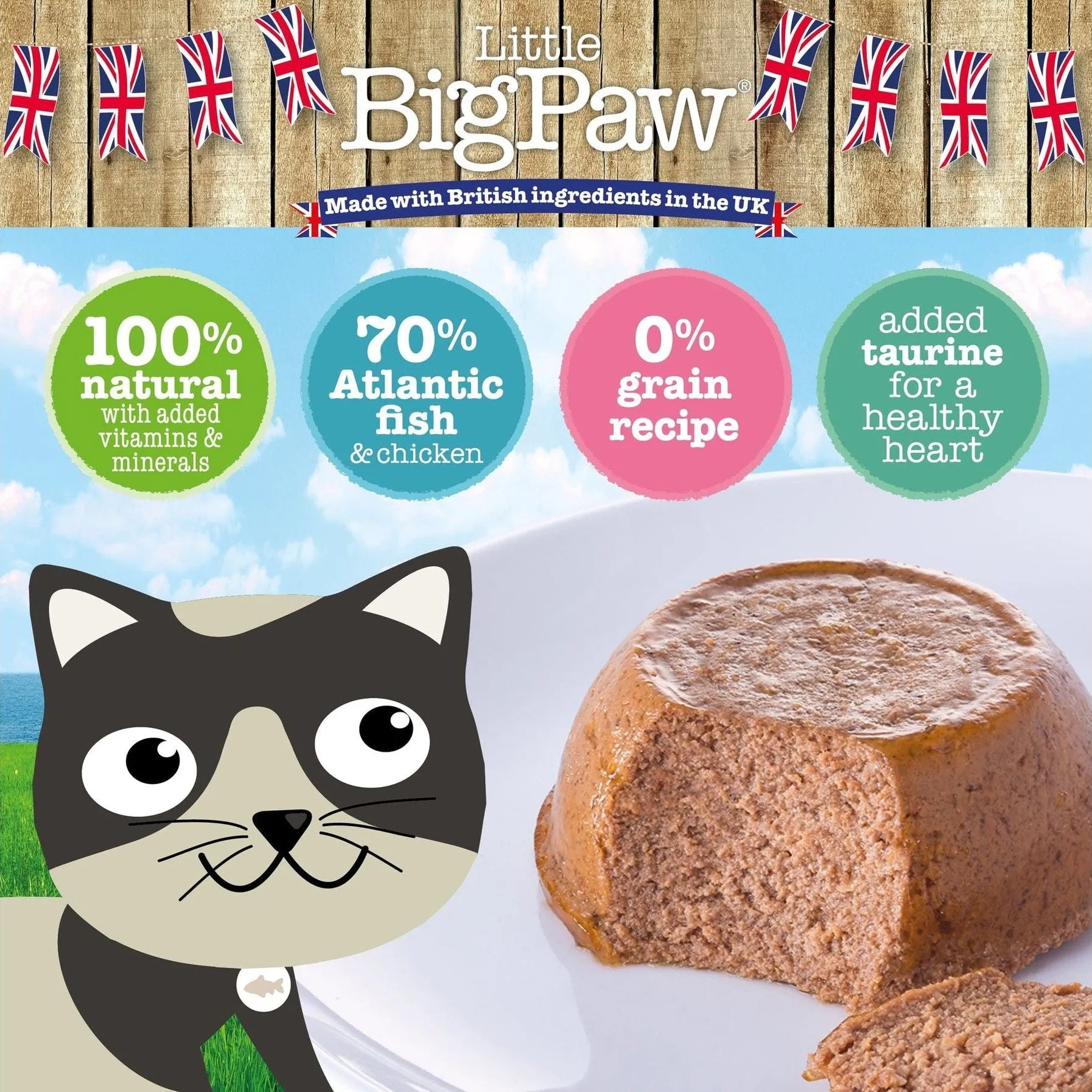 Gourmet Seafood Mousse Selection 6x85gm /Little BigPaw Pets Qatar