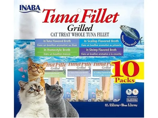 Grilled Tuna Fillet Varieties Bag 10P Pets Qatar