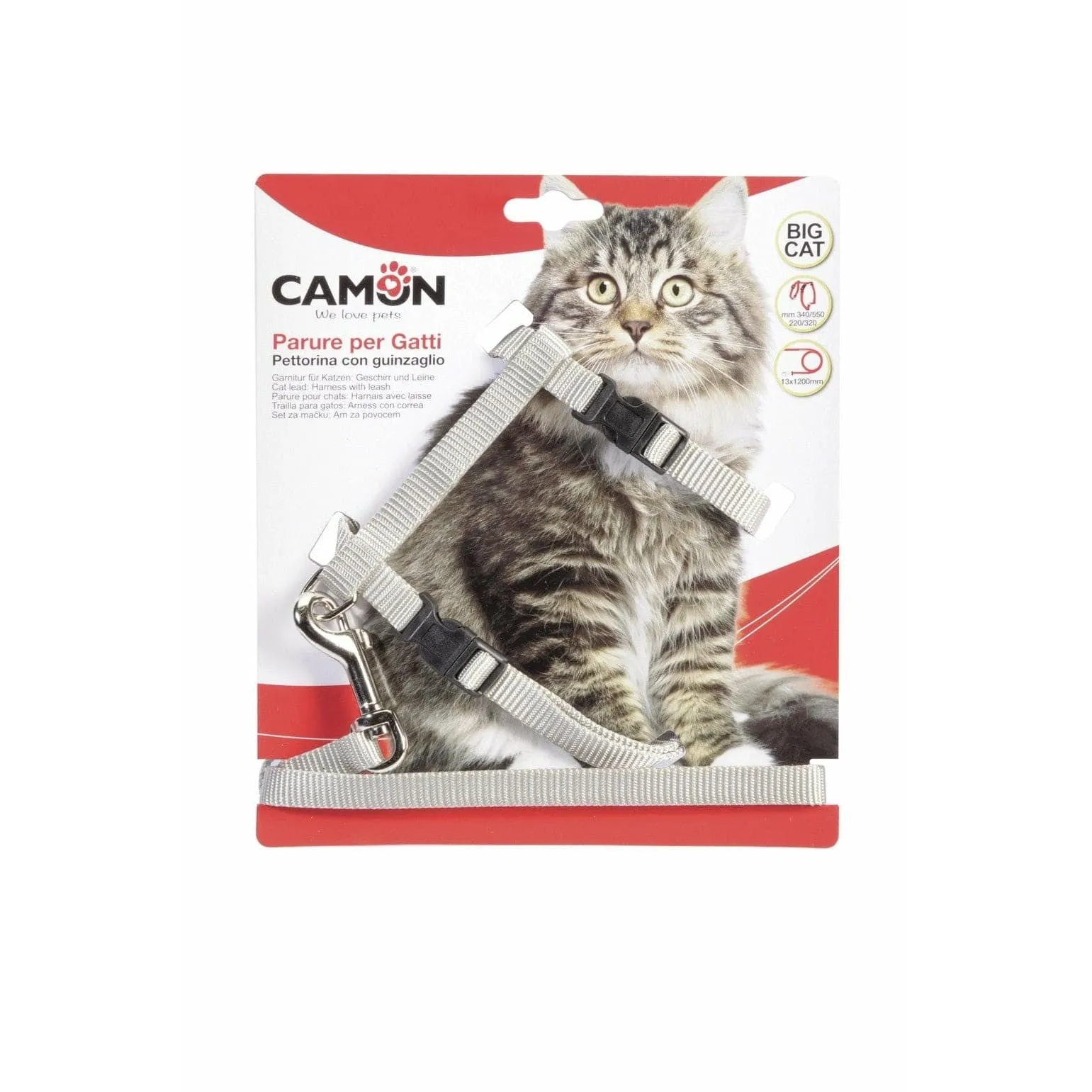 Harness And Leash -Bigcat-13Mm Pets Qatar