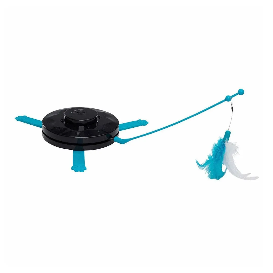Hide Interactive Cat Toy 15x15x6cm blue Pets Qatar